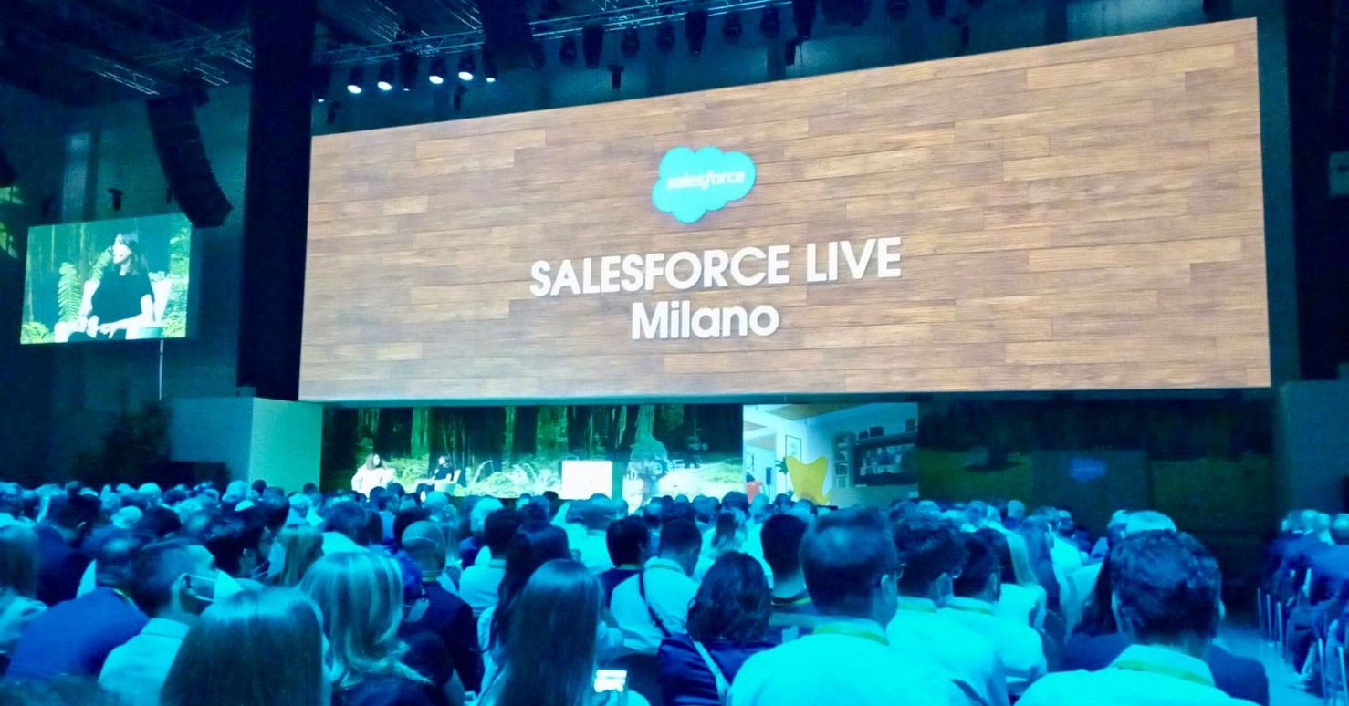 Bcame attends Salesforce Live Milan event